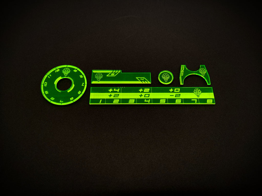 Team Ruler Set – Laser Army Scenery