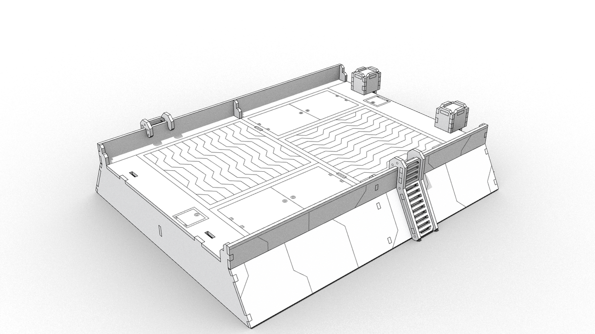 Ship module – Laser Army Scenery